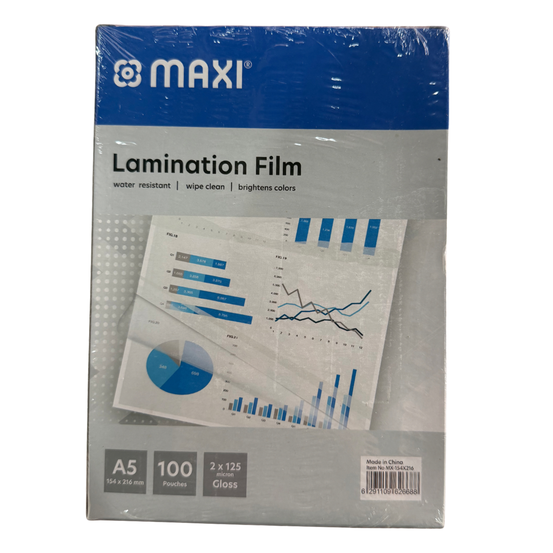 Maxi Lamination Film, A5, 125G, Box of 100