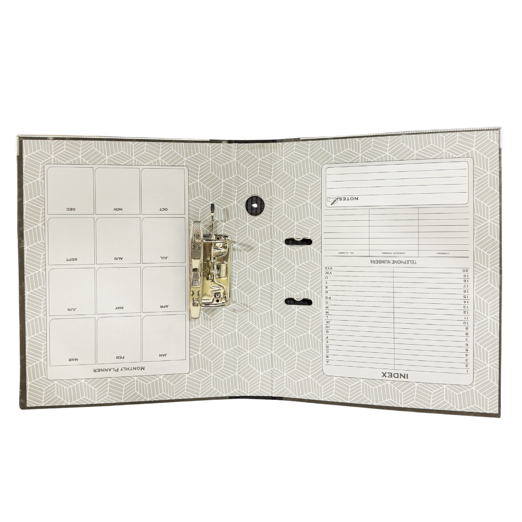 Maxi Lever Arch File, F/S Narrow, Marble
