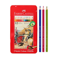 Faber-Castell Classic Colour Pencils, Box of 12 Colours