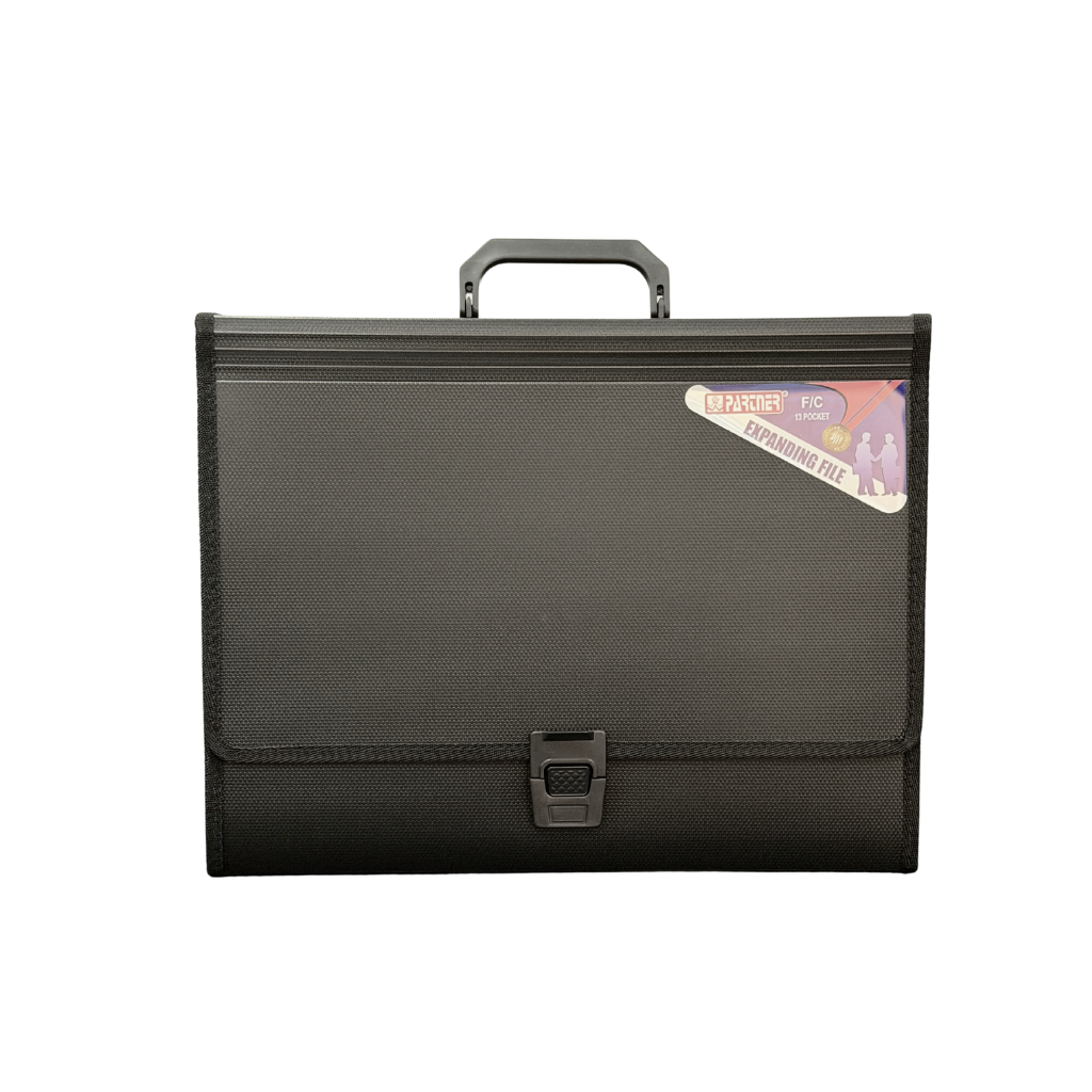 Partner Expanding File with Handle, F/S, 26 Pockets