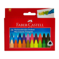 Faber-Castell Triangular Wax Crayons, Individual Crayons of 90 mm in Length, Pack of 24 Colors