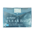 Maxi Clear File with Name Card, F/S, Assorted Colours
