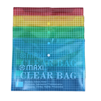 Maxi Clear File, A4, Assorted Colours