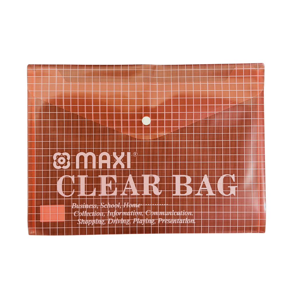 Maxi Clear File, F/S, Assorted Colours
