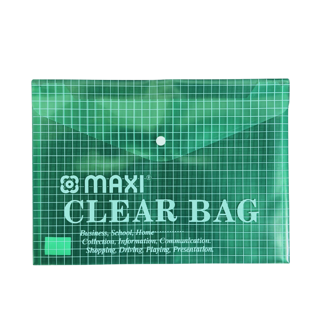 Maxi Clear File, A4, Assorted Colours