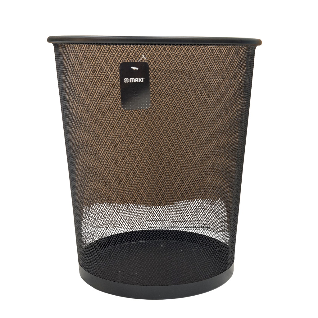 Maxi Mesh Waste Bin, 18L, Black