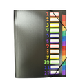 Multimate Accordion Style A4 Folder, 12 Rainbow Gradient Pockets