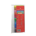 Faber-Castell Fibre-Tip Colour Markers, Child-safe, Washable, Pack of 30 Colours