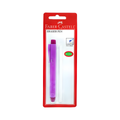 Faber Castell PVC-Free Eraser Pen and Refill, Blister Pack of 1, Purple, Green, and Light Blue