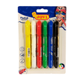 Jovi Twist Face Paint, Non-toxic, Assorted Colours, Blister Pack of 6