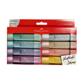 Faber Castell Metallic Highlighter, Pack of 8, Assortment of Colours