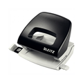 Leitz Hole Punch, 2 Hole, Black