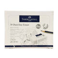 Faber Castell  Dust-Free Eraser, Medium, Box of 30