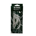 Maxi IQ Mathematical Drawing Instrument Box, Consist of 10 Individual Plastic Instruments, Metal Box, Black