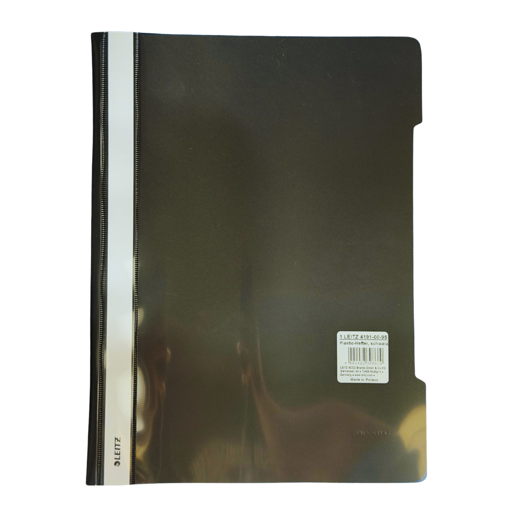 Leitz Project Report File, A4, Orange, Purple, Black