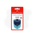 Faber Castell Grip Sharpener, Double Hole, Pack of 1 Blister, Lavender and Turquoise