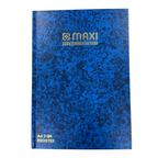 Maxi Register Book A4 2 QR, 60GSM, 96 Sheets, Classic Blue