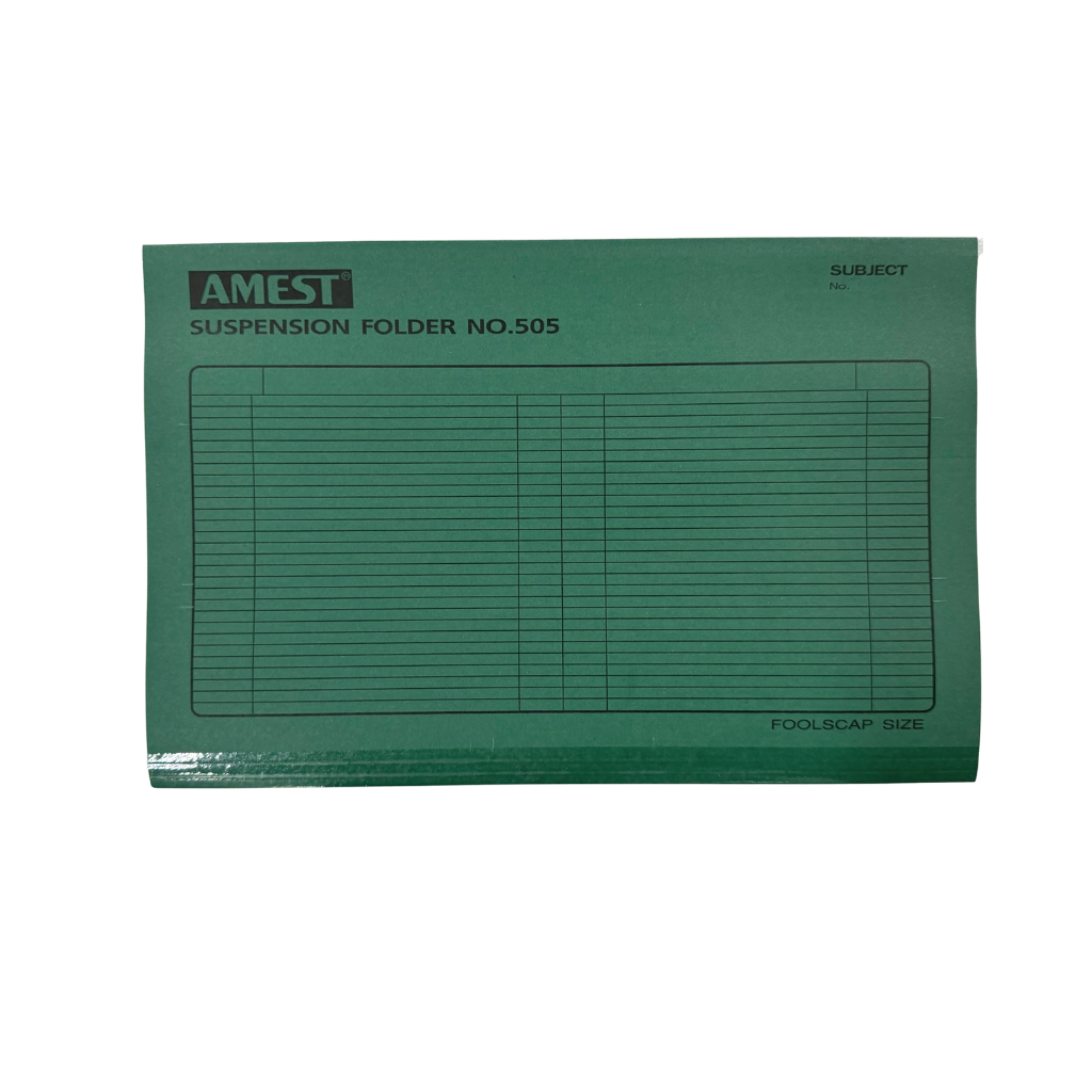 Amest Suspension File 505, Box of 50, Standard Green