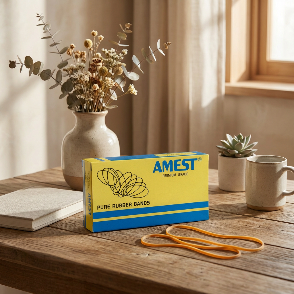 Amest Premium Grade Pure Rubber Bands, Size 32, 100g Pack