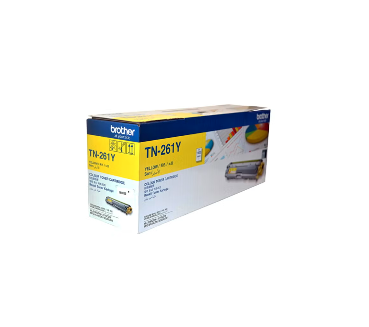 Brother TN-261 Yellow Toner Cartridge, TN261Y