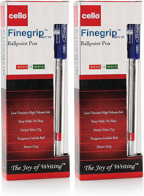 Cello Finegrip Ballpoint Pen, 0.7mm, Box of 12