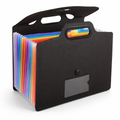 Multimate Expanding File, 13 Pocket, Black