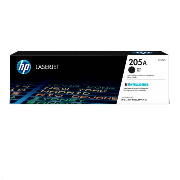 HP 205A Black LaserJet Toner Cartridge, CF530A