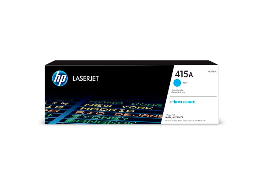 HP 415A Cyan LaserJet Toner Cartridge, W2031A