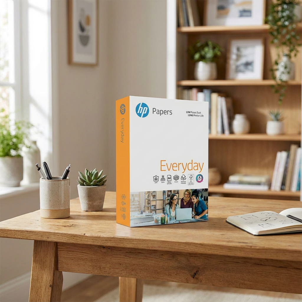 HP Everyday A4 Paper, 80 GSM, Low Paper Dust, 500 Sheets