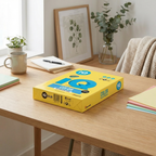 IQ Colour Copy Paper, A4, 500 Sheets, Canary Yellow