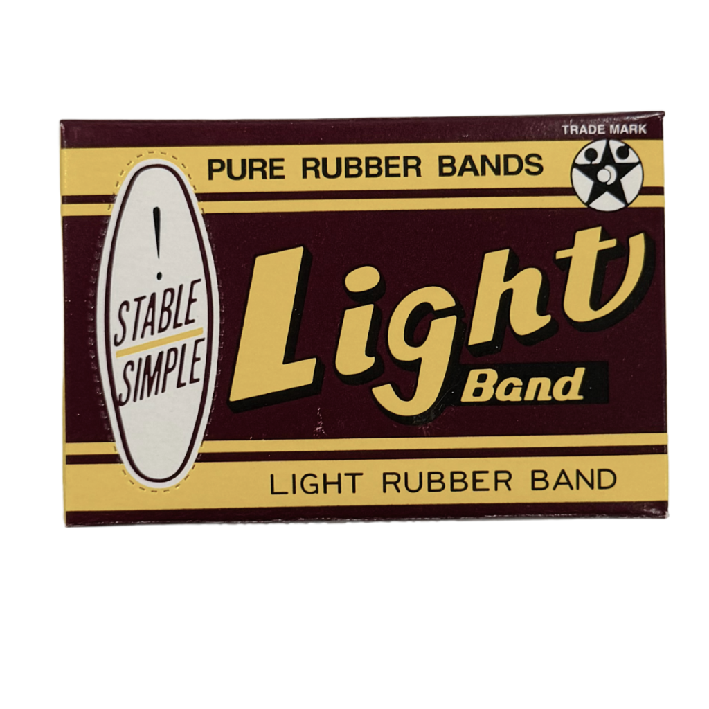Light Pure Rubber Bands, Size 16, 50g Pack
