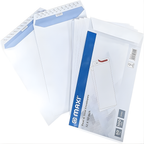 Maxi Peel and Seal Envelopes, 12"x10", 100GSM, Pack of 50, White