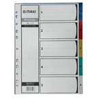 Maxi PP Divider, A4, 5 Colour Dividers