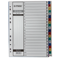 Maxi PP Divider, A4, Alphabetical Colour Dividers