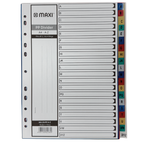 Maxi PP Divider, A4, Alphabetical Colour Dividers