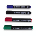 Maxi Permanent Marker, 2mm, Bullet Nib, Single Piece, Black, Green, Red, and Blue
