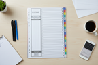 Maxi PP Divider, A4, 20 Colour Dividers