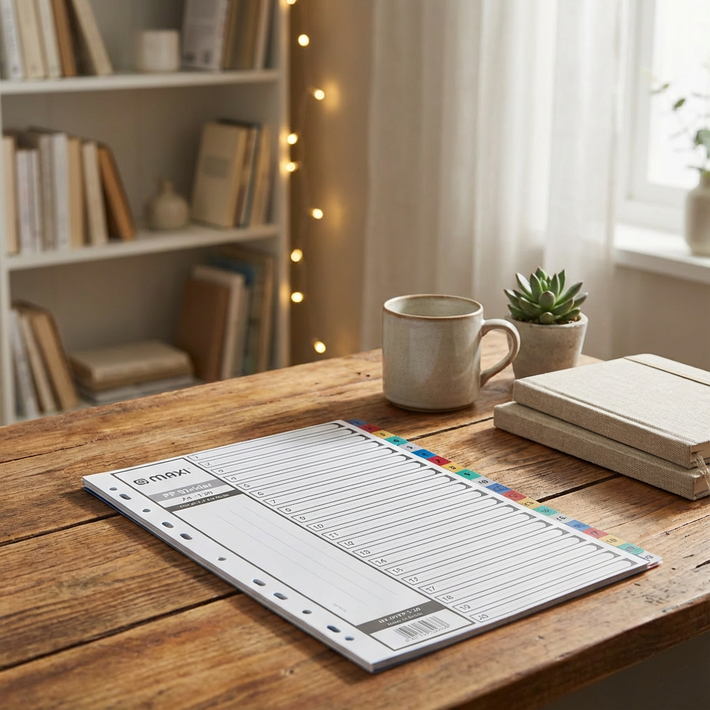Maxi PP Divider, A4, 20 Colour Dividers