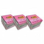 3M Post-it Sticky Notes, 3"x3", 500 Sheets, Assorted Colors