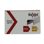 Rexel Staples, Size 56, Compatibility with 26/6 Stapling Machines, Stainless Steel, Pack of 1000