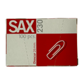 Sax 230 Paper Clips, 26mm, Box of 100