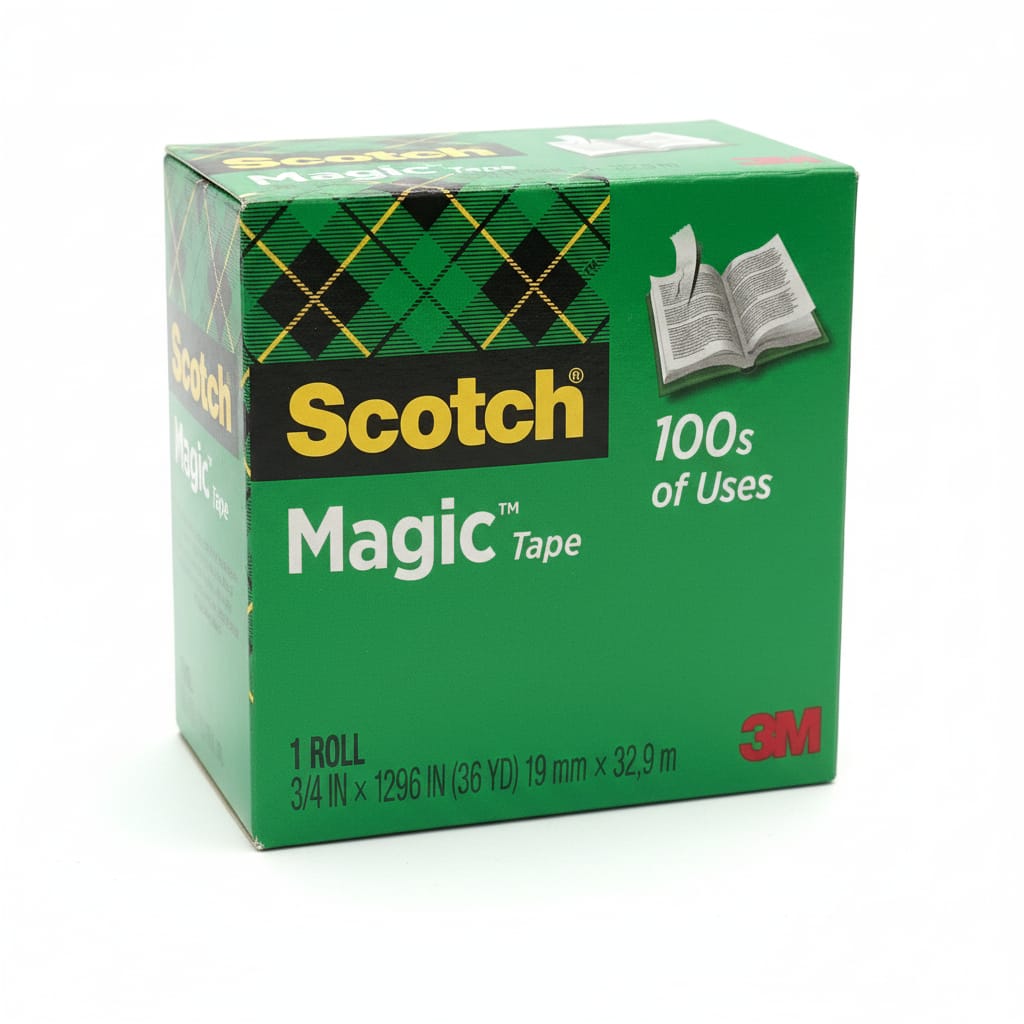 3M Scotch 810 Magic Tape, 3/4" X 1926", Matte