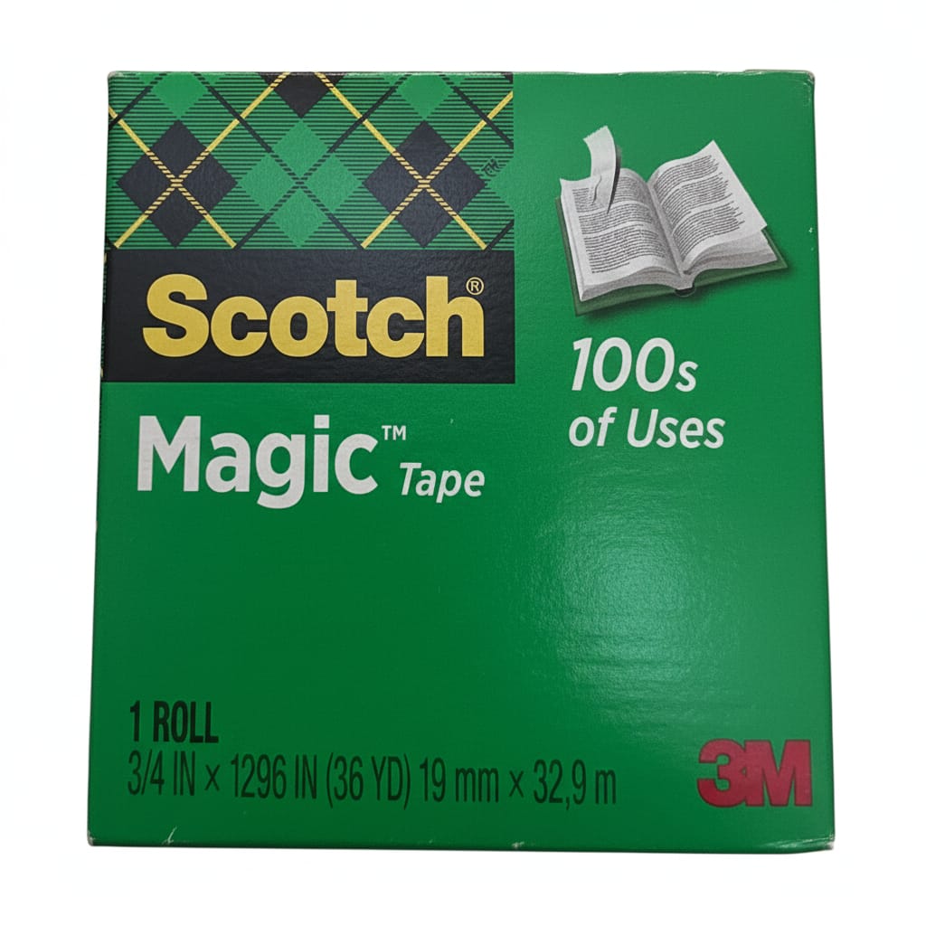 3M Scotch 810 Magic Tape, 3/4" X 1926", Matte