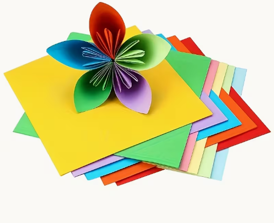 Multimate Premium Coloured Paper, Square, 10cm X 10cm, Pack of 100