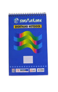 Sinarline Spiral Shorthand Book,  5"x8", 70 Sheets