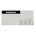 Zebra Sonicball Pen NT5, 0.5mm, Needle Tip, Box of 10, Black, Red, and Blue