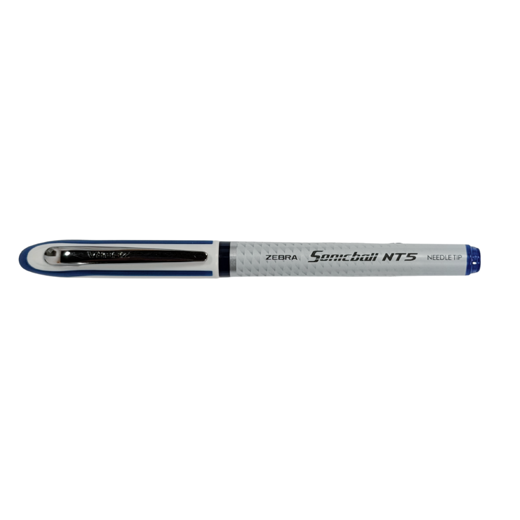 Zebra Sonicball Pen NT5, 0.5mm, Needle Tip, Single Piece, Black, Red, and Blue