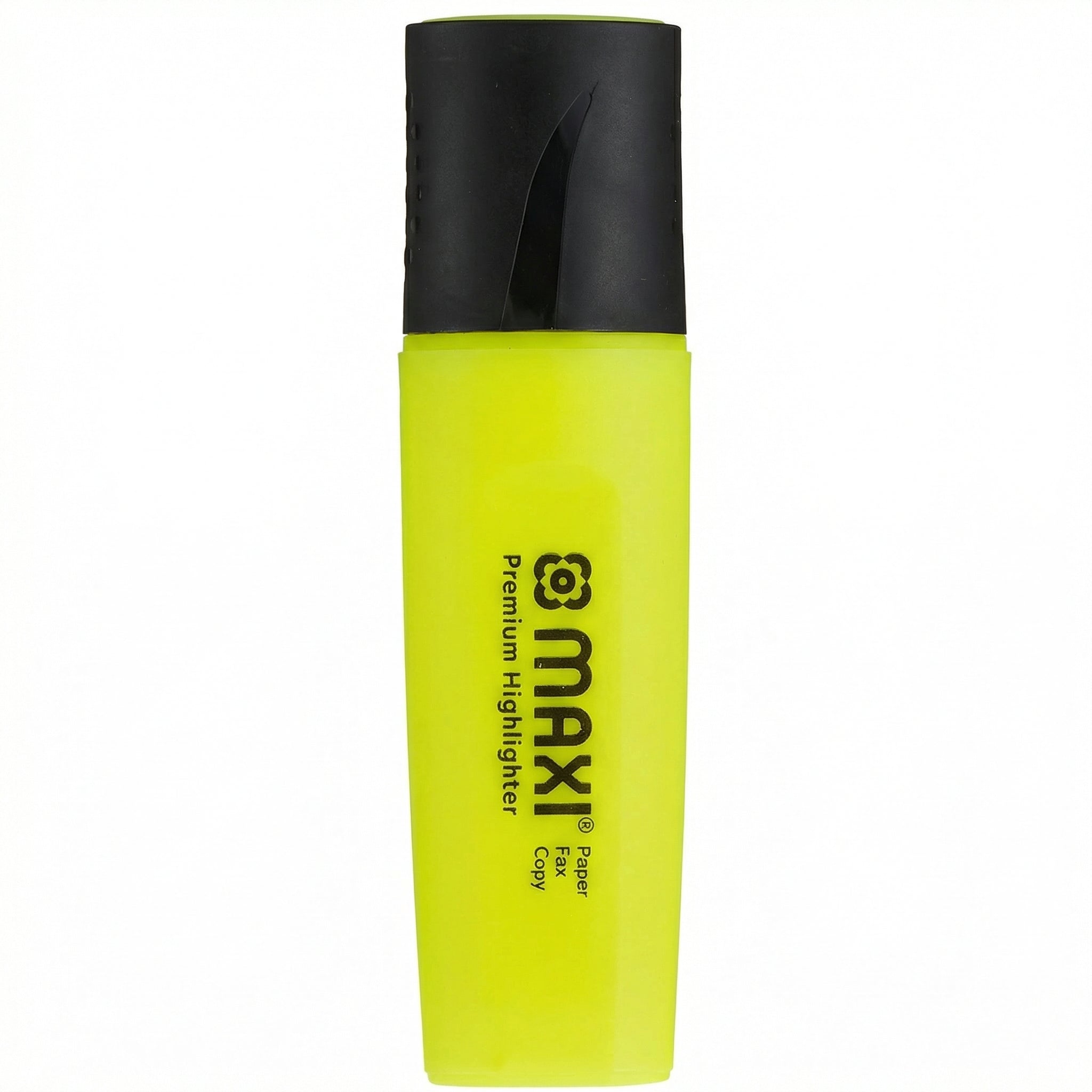 Maxi Highlighter Pen, Chisel Nib, Single Pieces, Yellow, Blue, Green, and Red
