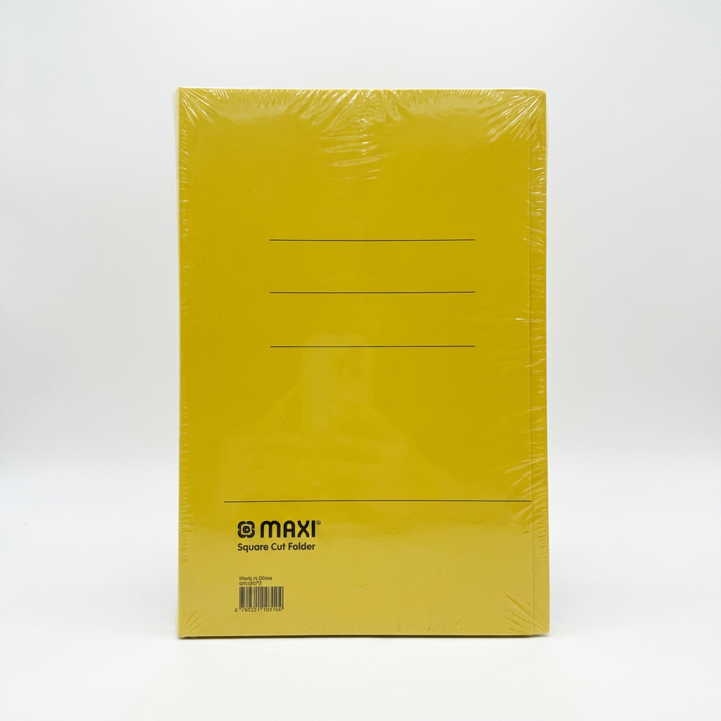 Maxi Square Cut Folder, F/S, 300 GSM, Assorted Colours