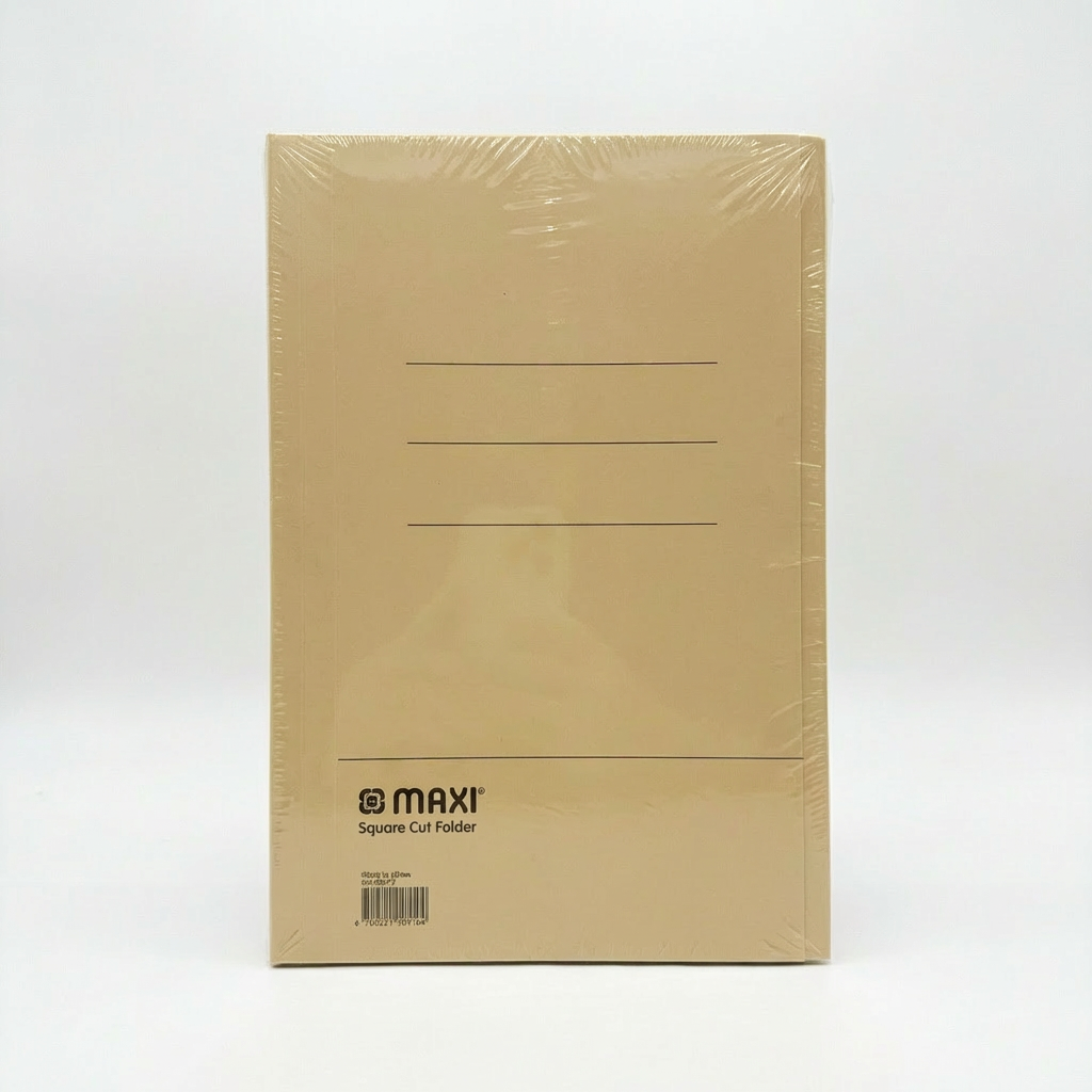 Maxi Square Cut Folder, F/S, 300 GSM, Assorted Colours